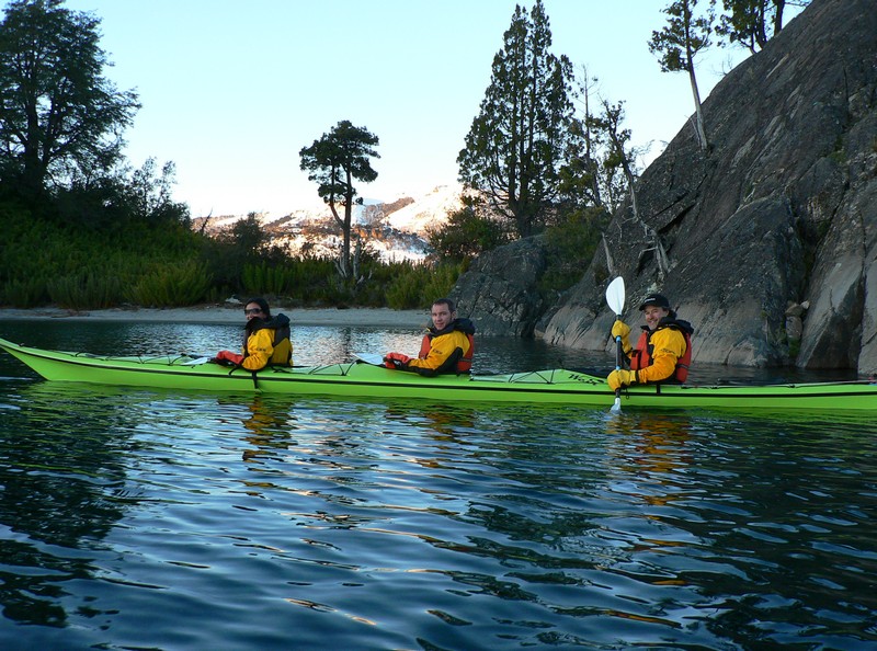 Kayak en el lago